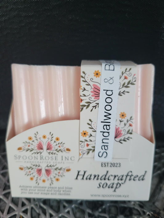 Sandalwood and Bergamot Message men's soap