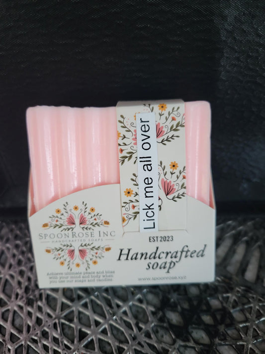 Lick me all over Handcrafted soap