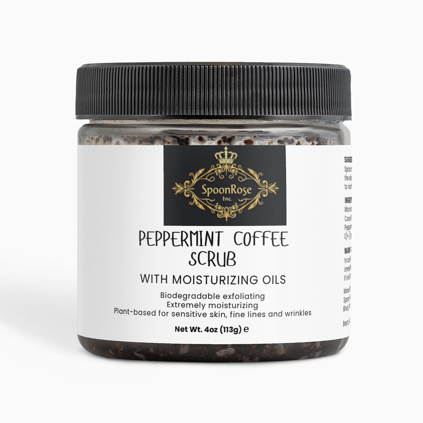 Peppermint Coffee Scrub