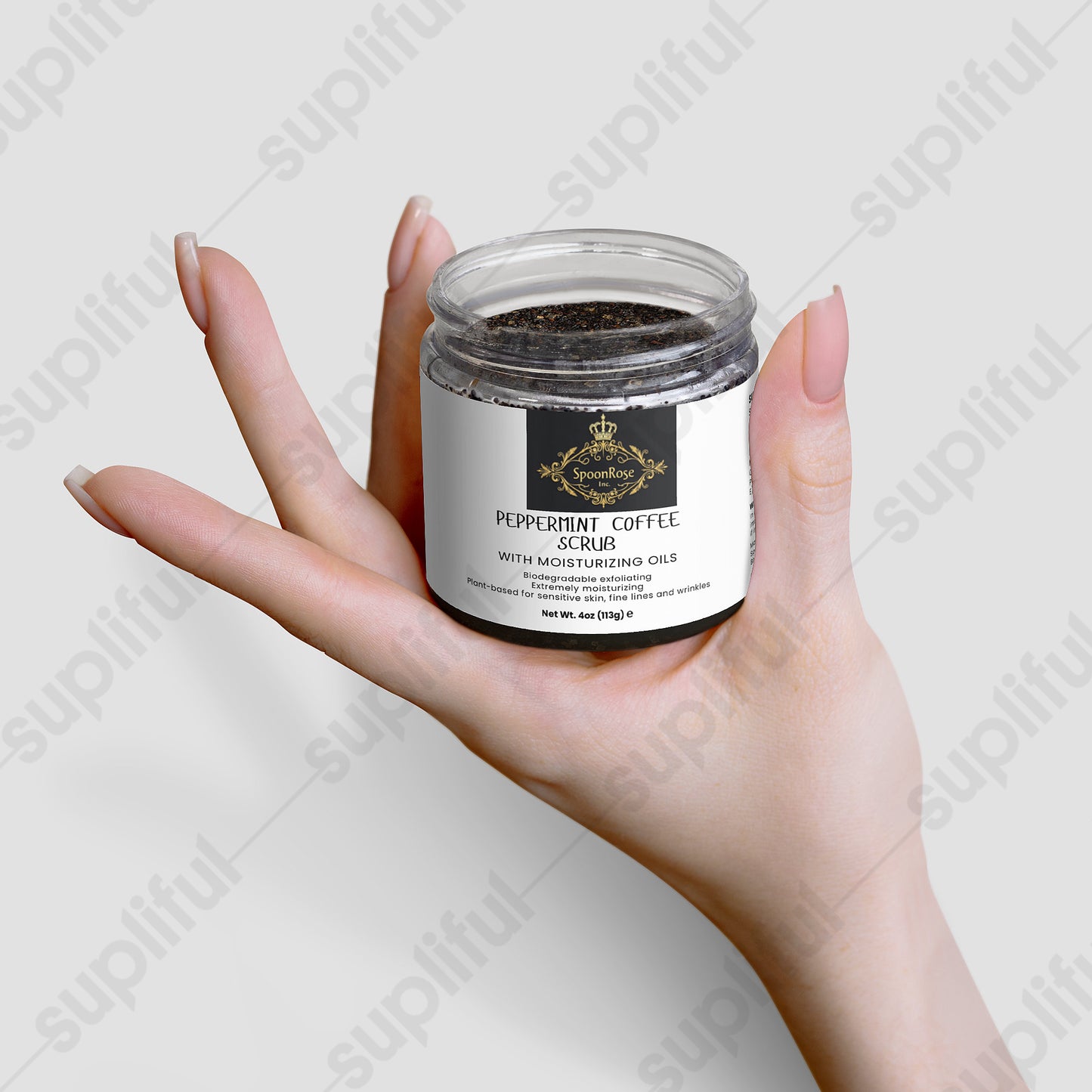 Peppermint Coffee Scrub