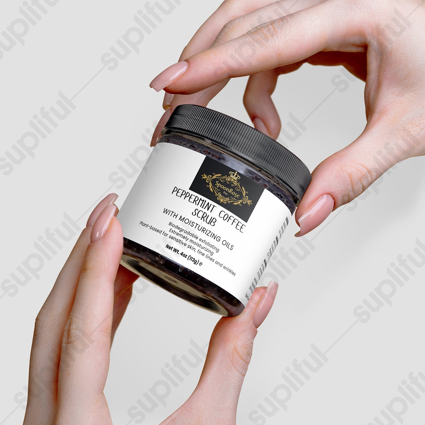 Peppermint Coffee Scrub